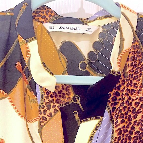 ZARA WIDE TOP / BLOUSE / TUNIC SIZE S - Picture 3 of 4